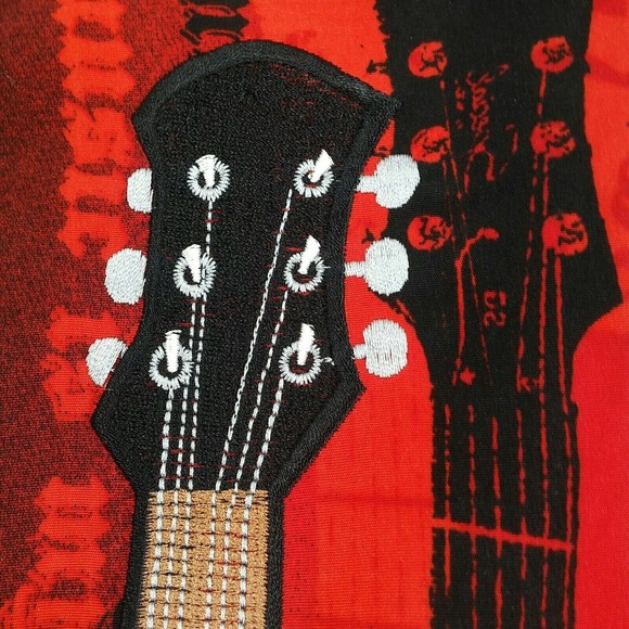 Classic Rock House Musical Size 2XL Red Metal Battle of The Bands Embroidered - Picture 3 of 8